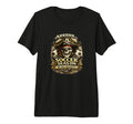 Funny Soccer Season Themed Pirate Tri T-Shirt - Fun Novelty Design Unisex