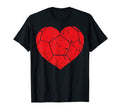 Soccer Heart Valentines Day Gifts T-Shirt - Fun Novelty Design Unisex