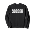 Soccer Tees Sweatshirt - Graphic Print Unisex