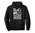 Proud Hockey Goalkeeper Aunt Hockey Hoodie - Unique Graphic for Adults