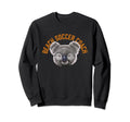 Koalified Beach Soccer Coach Soccer Sweatshirt - Fun Novelty Design Unisex