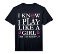 Play Like Soccer Try To Keep Up Womens T-Shirt - Trendy Graphic Unisex