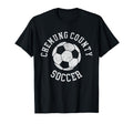 Chemung County Soccer Distressed 90S T-Shirt - Aesthetic Graphic for Adults