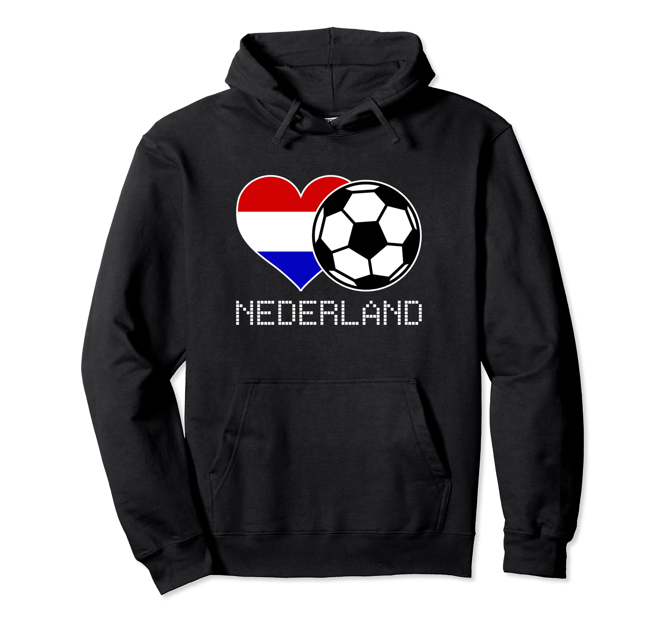 Nederland Soccer Dutch Flag Love Hoodie - Minimalist Print Men Women