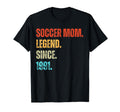 Soccer Mom Legend Since 1991 Birthday T-Shirt - Trendy Graphic Men Women