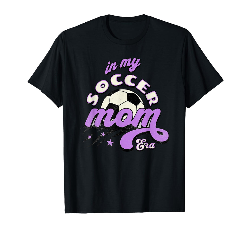 My Soccer Mom Era Groovy Mom Era Soccer T-Shirt - Custom Art Print Unisex