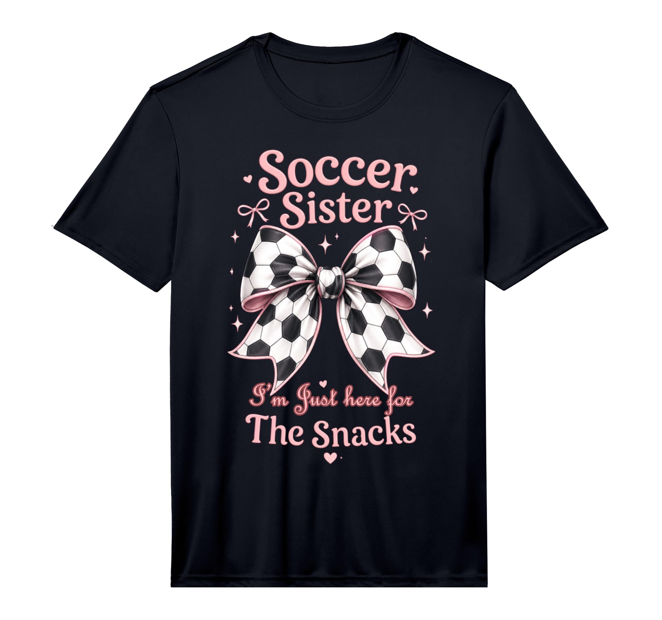 Soccer Sister Here Snacks Soccer Player T-Shirt - Custom Art Print Unisex