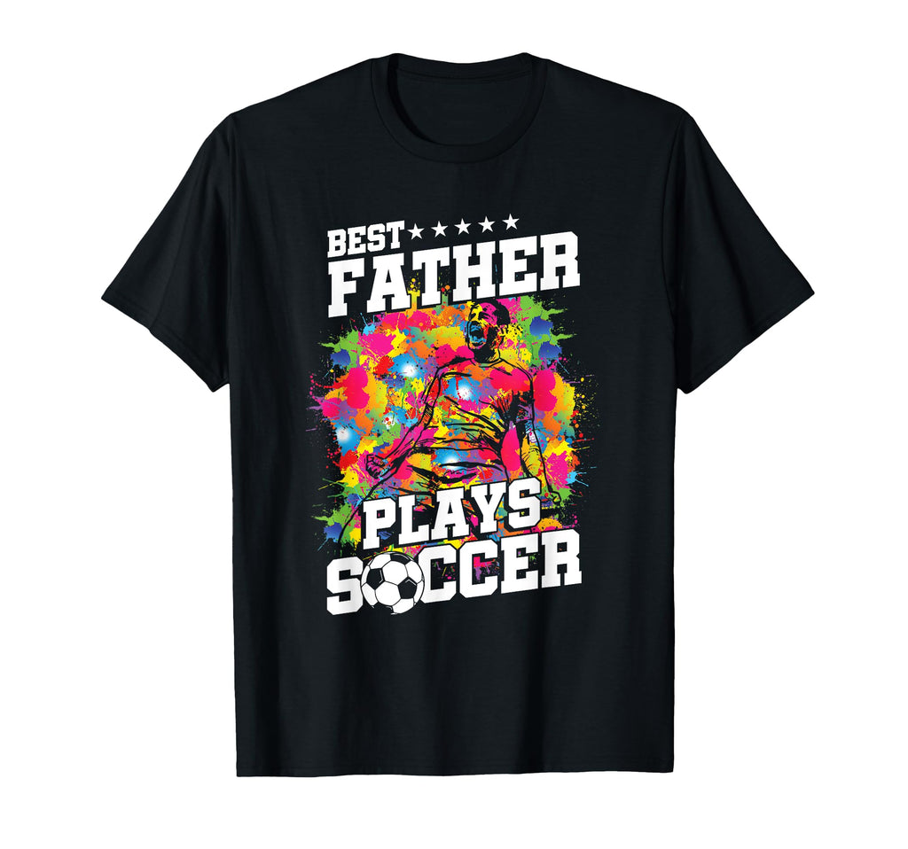 Soccer Football Player Sport Father Dad T-Shirt - Custom Art Print Unisex