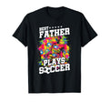 Soccer Football Player Sport Father Dad T-Shirt - Custom Art Print Unisex