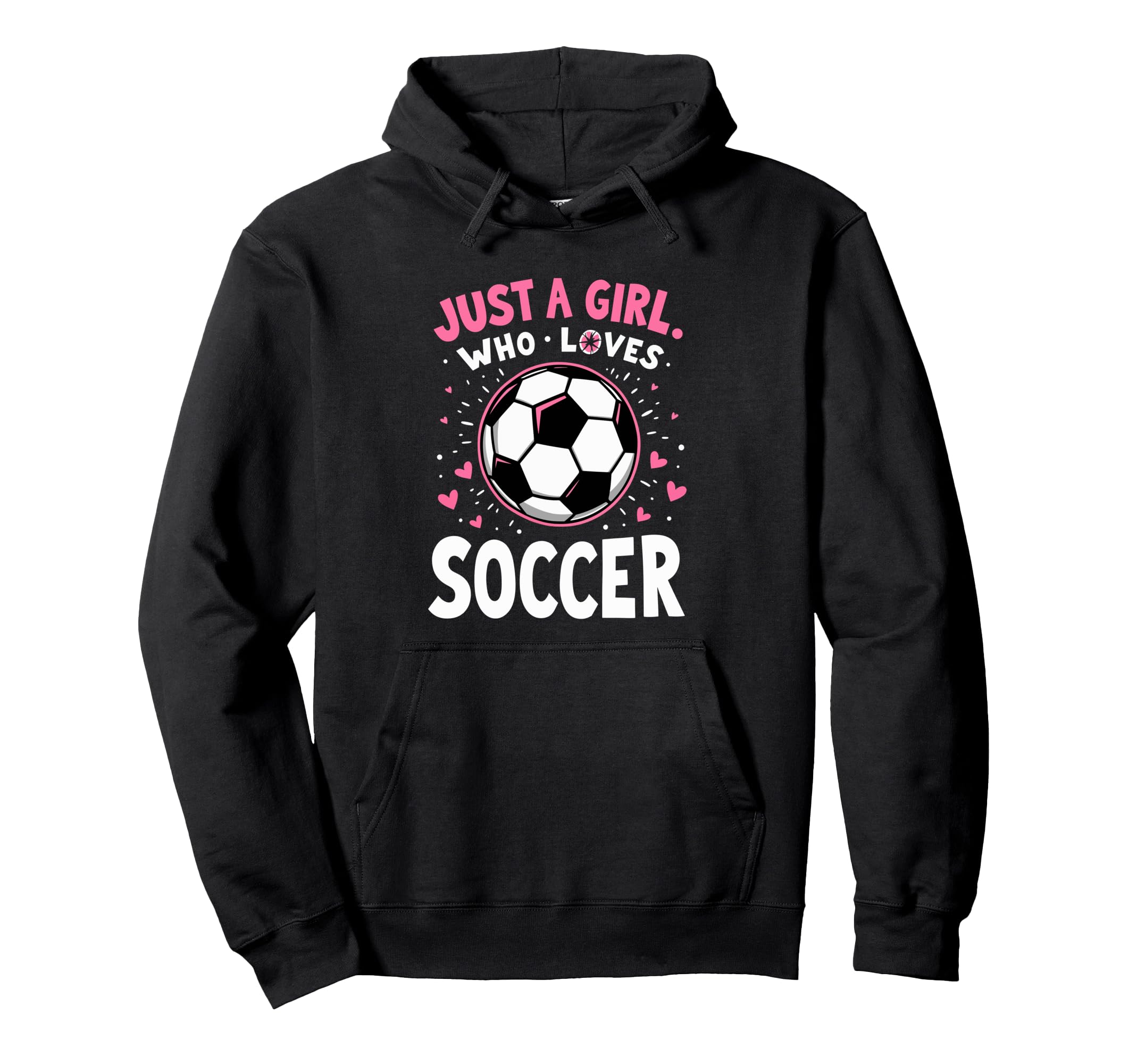 Soccer Daughter Just Who Loves Soccer Hoodie - Unique Graphic Men Women