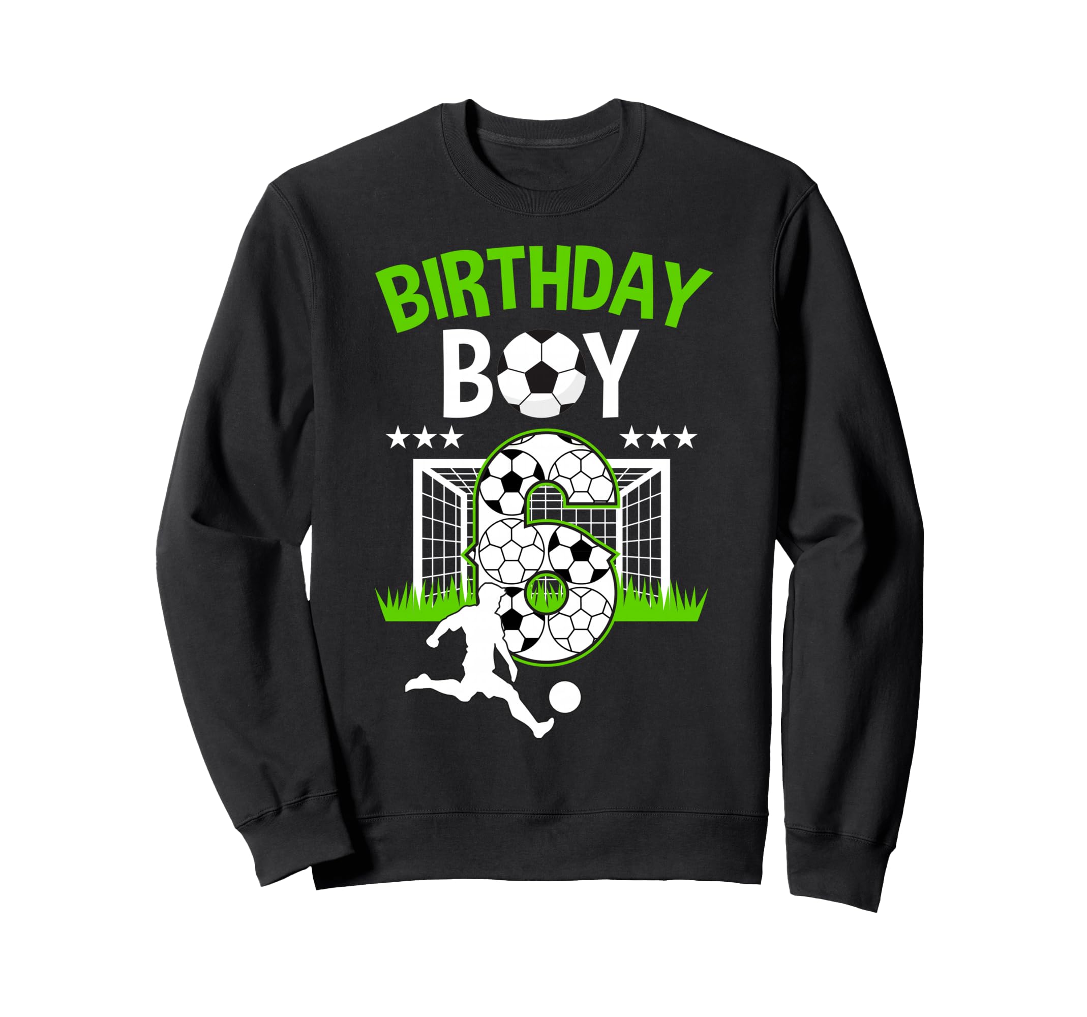 Birthday Soccer 6 Year Old Who Sweatshirt - Novelty Apparel Men Women