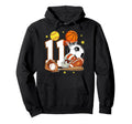 11Th Birthday Sports Birthday Theme 11 Year Hoodie - Graphic Print Unisex