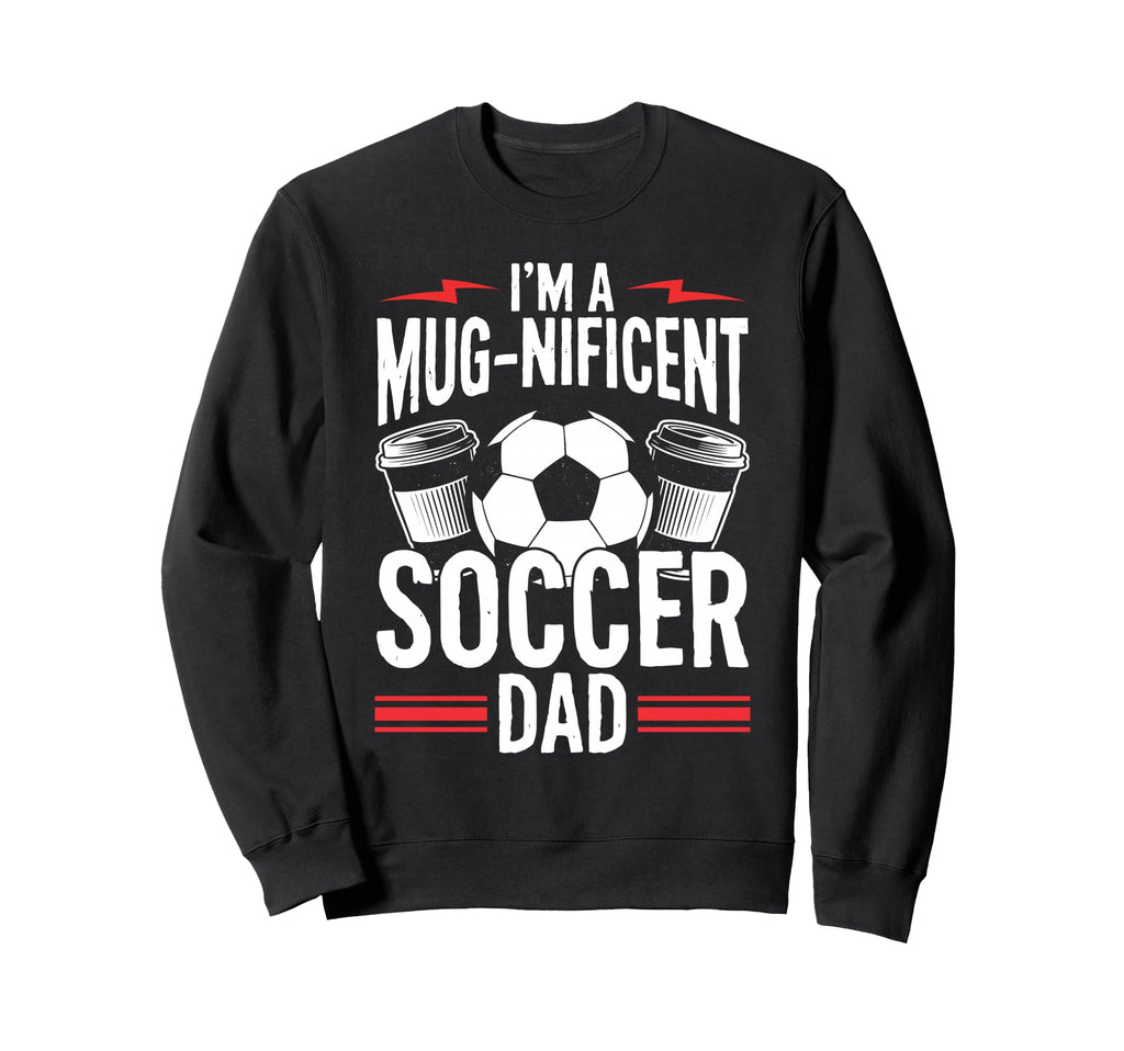 Coffee Lover Soccer Dads Sweatshirt - Graphic Print for Adults