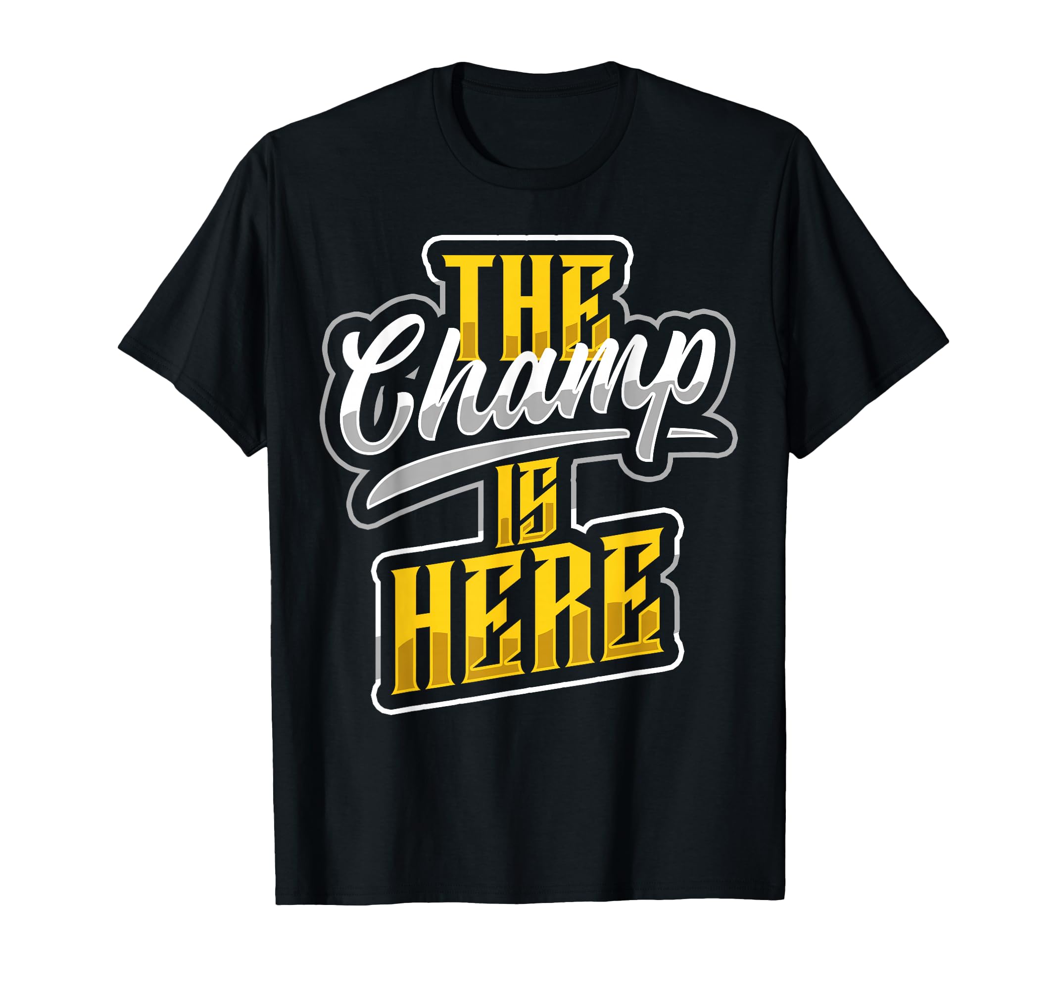 Champ Is Here American Football T-Shirt - Minimalist Print Men Women
