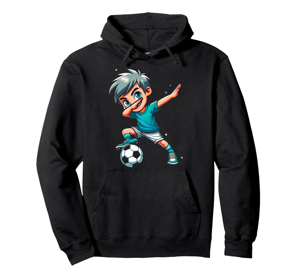 Funny Dabbing Dab Soccer Player Soccer Hoodie - Unique Graphic Men Women