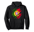 Portugal Portuguese Flag Pride Hoodie - Novelty Apparel for Adults