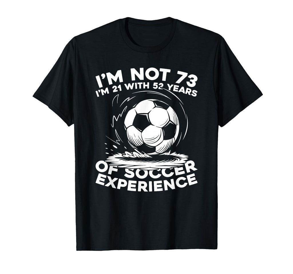 73Th Birthday Soccer Team Sports T-Shirt - Unique Graphic for Adults