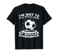 73Th Birthday Soccer Team Sports T-Shirt - Unique Graphic for Adults