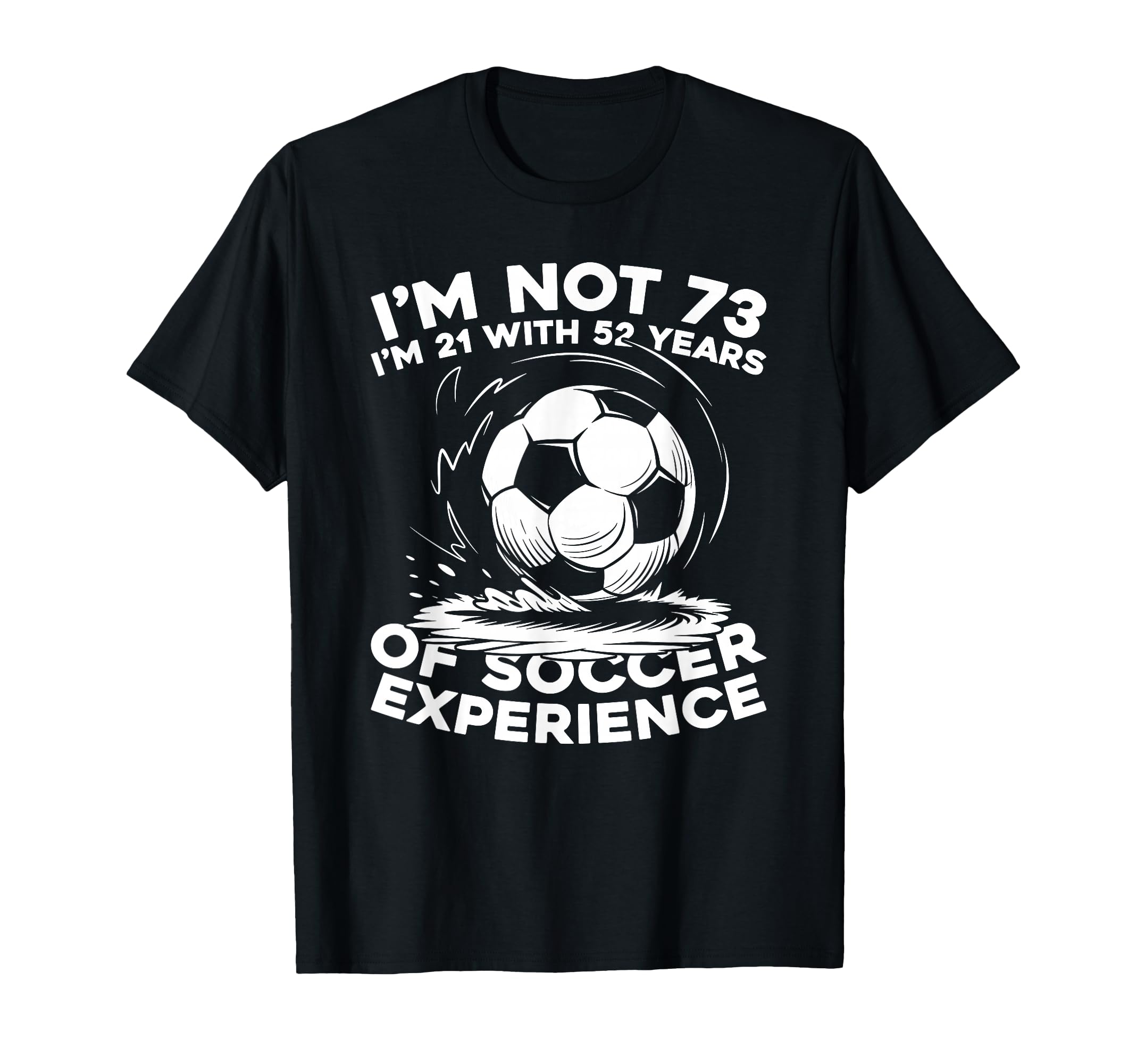 73Th Birthday Soccer Team Sports T-Shirt - Unique Graphic for Adults