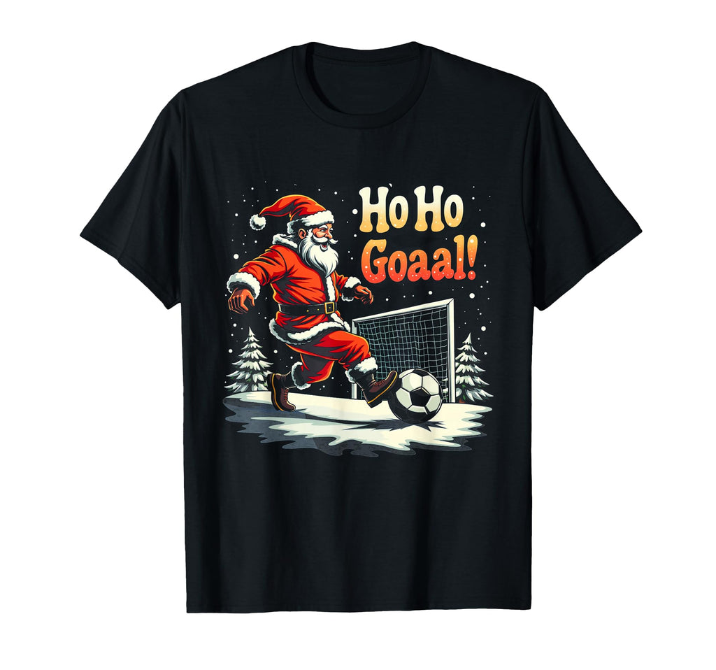 Ho Ho Goaal Soccer Player Goalkeeper T-Shirt - Trendy Graphic for Adults