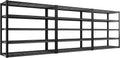 REIBII 48.2''W Garage Shelving Heavy Duty Metal Shelving 3000LBS Storage Shelves Adjustable Metal Shelves Industrial Garage Shelf for Warehouse Basement, 3 Pack