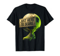 Just Here To Score Soccer T-Shirt - Graphic Print Unisex