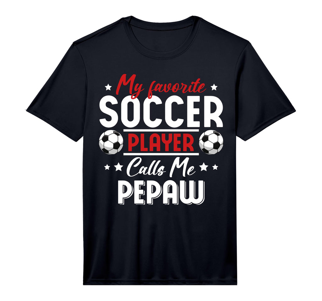 Mens My Favorite Soccer Player Calls T-Shirt - Minimalist Print Men Women