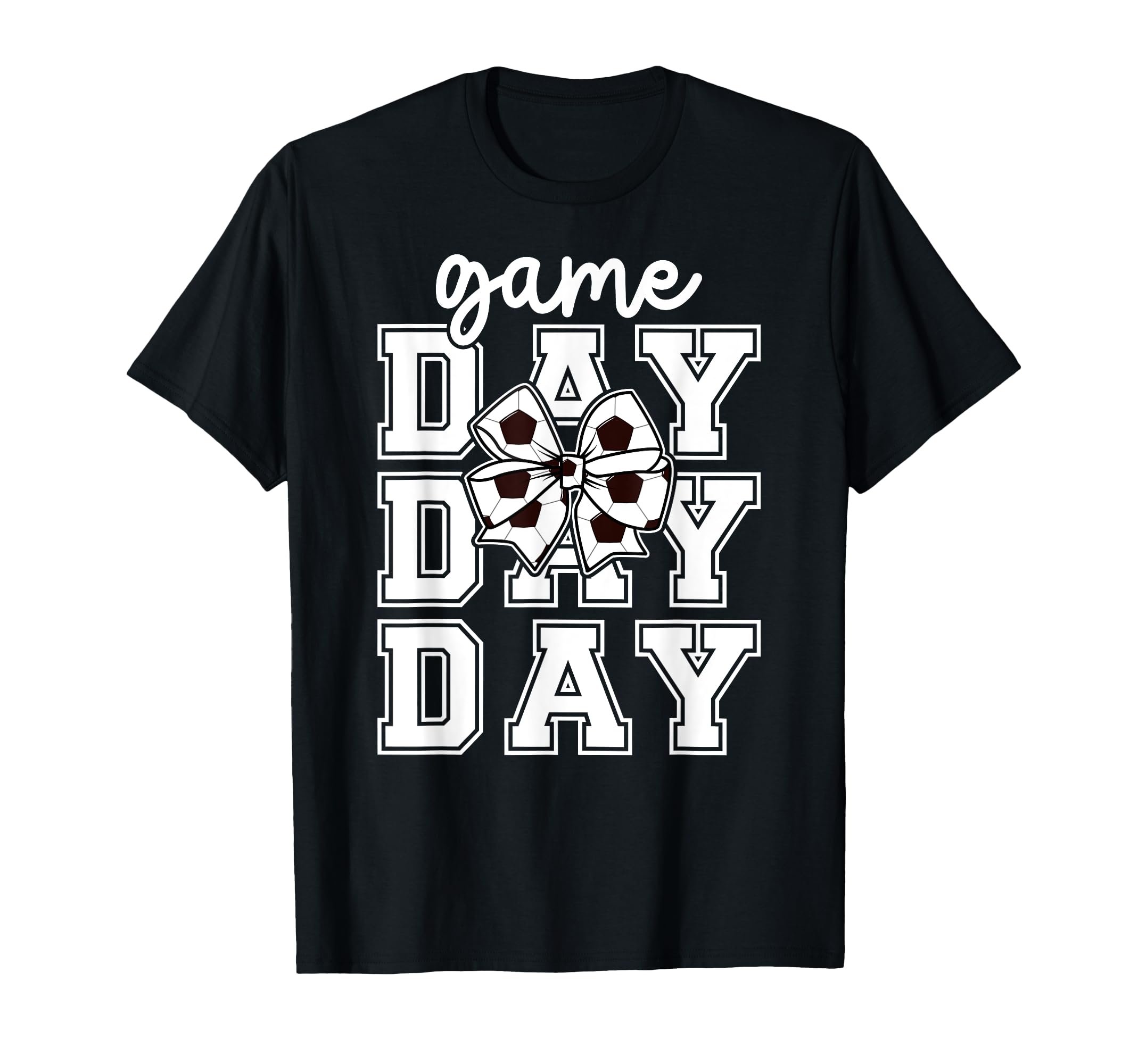 Game Day Soccer Coquette Soccer Game Day T-Shirt - Novelty Apparel Unisex
