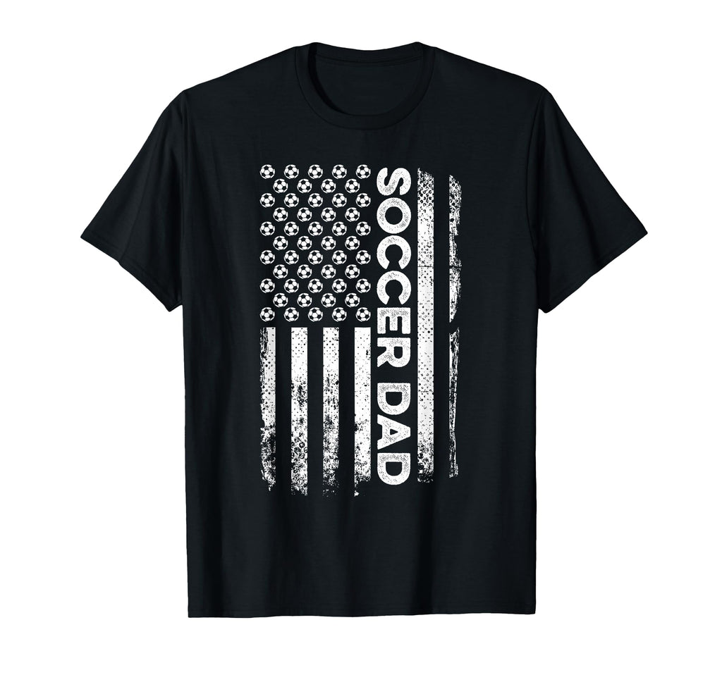 Soccer Dad American Flag Patriotic T-Shirt - Streetwear Style Unisex