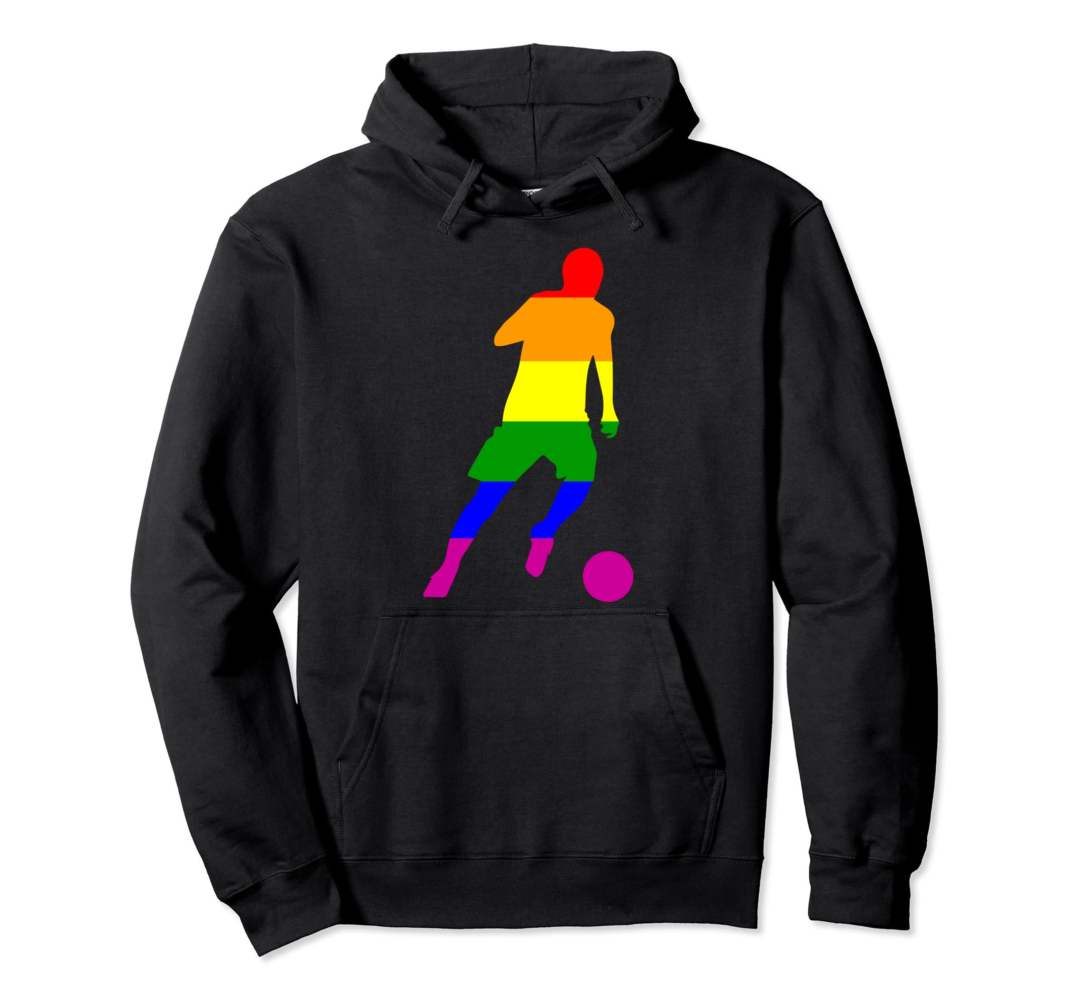Lgbt Flag Soccer Football Sports Gay Hoodie - Trendy Graphic Men Women