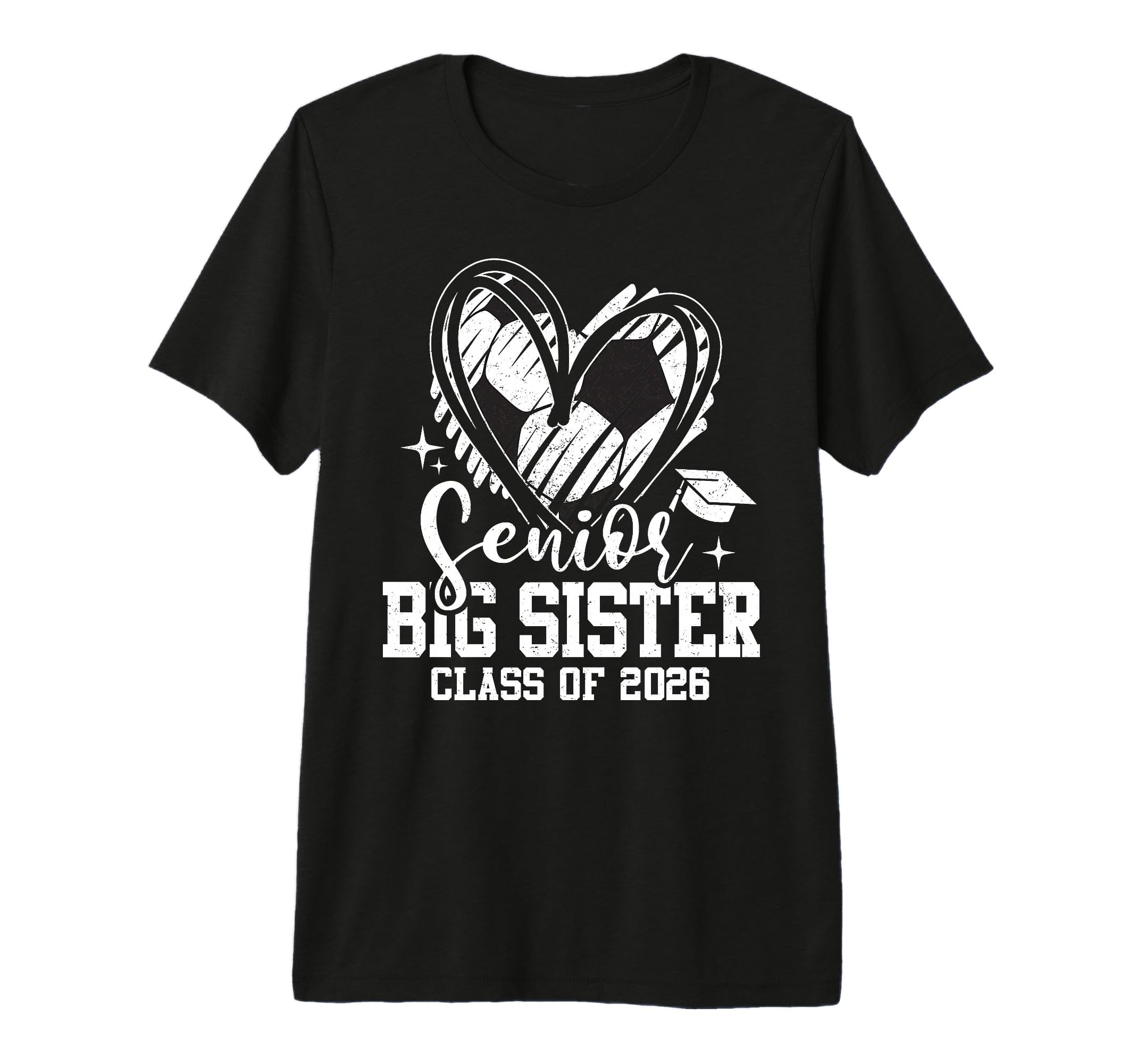Senior Big Sister Class 2026 Soccer T-Shirt - Streetwear Style Unisex