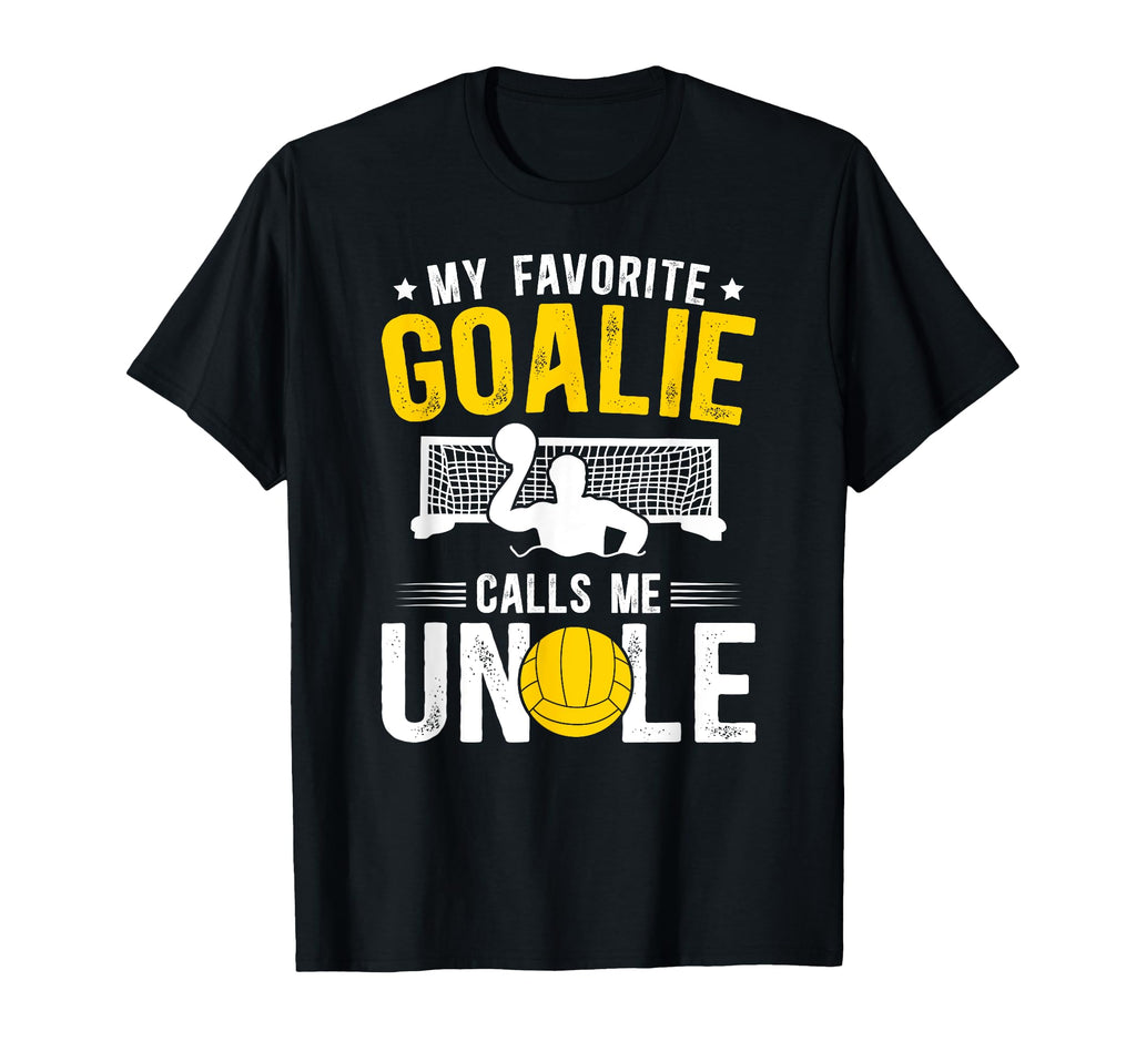 Proud Water Polo Goalie Uncle Water T-Shirt - Fun Novelty Design Unisex