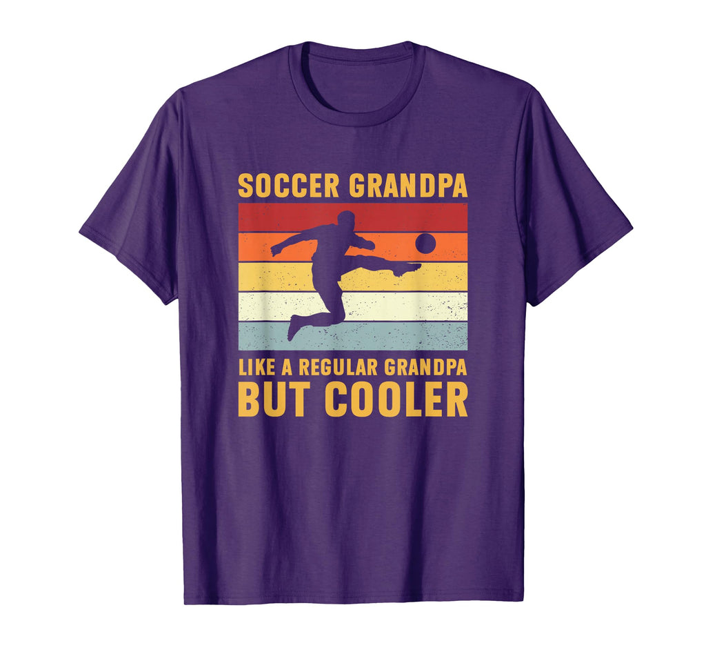 Soccer Grandpa Regular Grandpa But T-Shirt - Fun Novelty Design Men Women