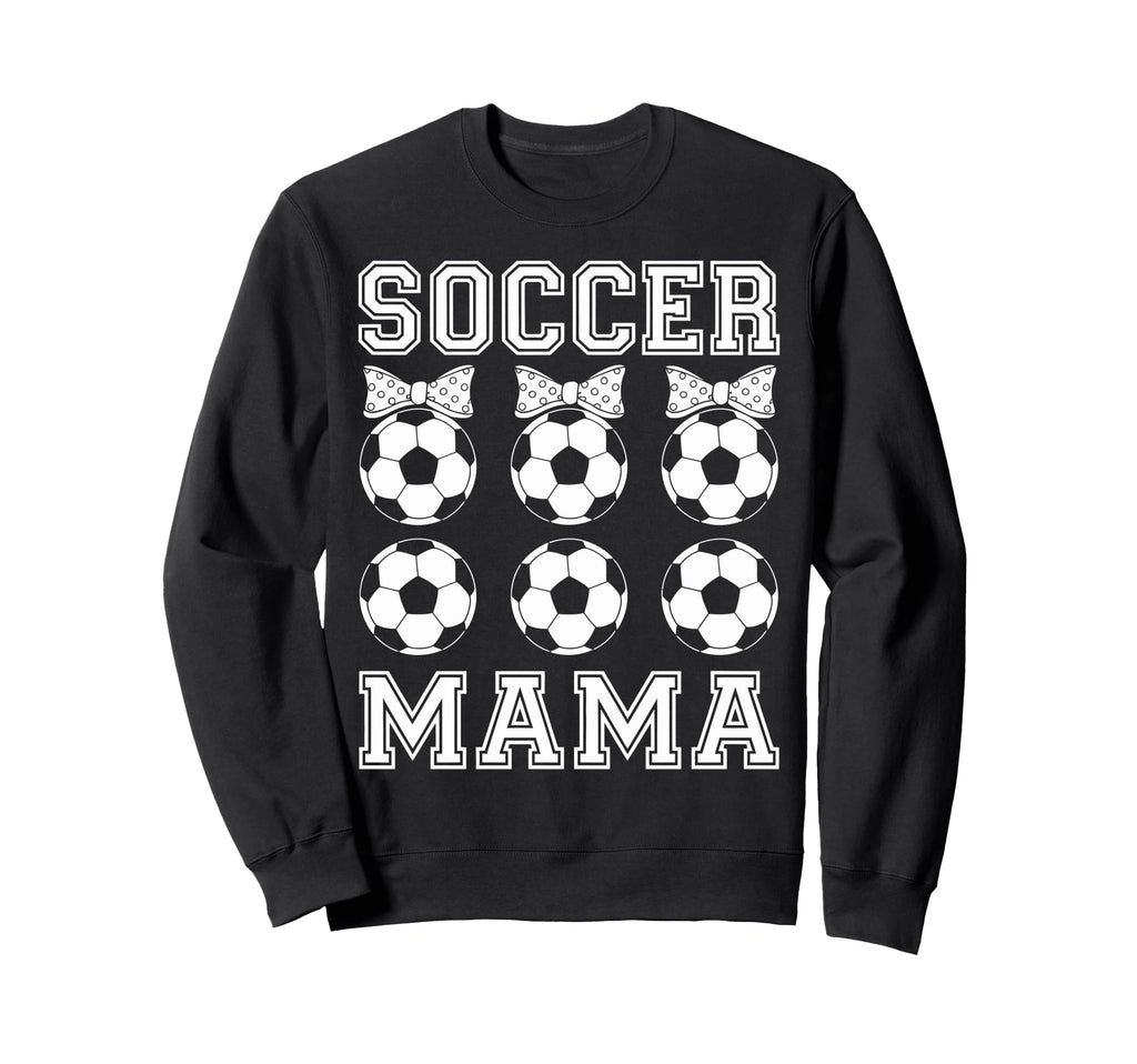 Soccer Mama Coquette Bow Soccer Sweatshirt - Aesthetic Graphic for Adults
