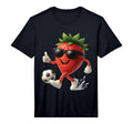 Strawberry Soccer Performance T-Shirt - Casual Everyday Wear for Adults