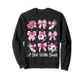 Soccer Player Soccer Coquette Bow Sweatshirt - Streetwear Style Men Women