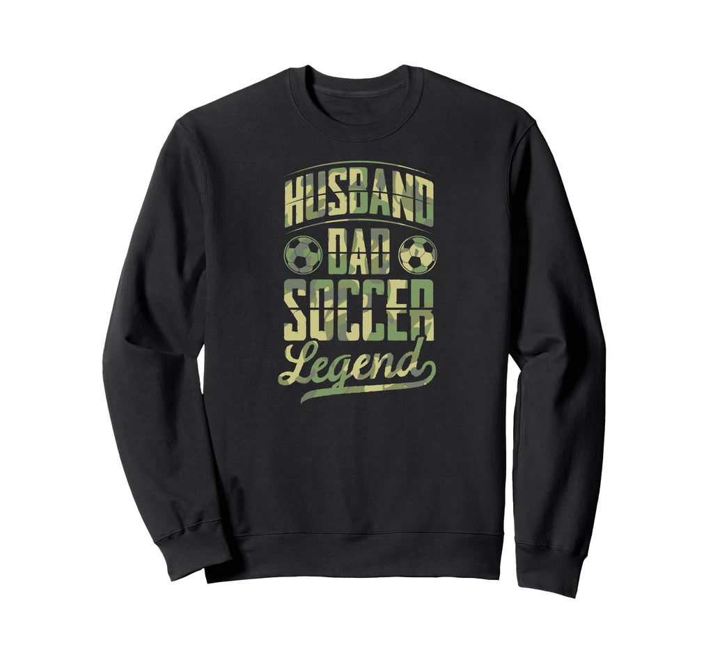 Husband Dad Soccer Legend Soccer Sweatshirt - Streetwear Style for Adults