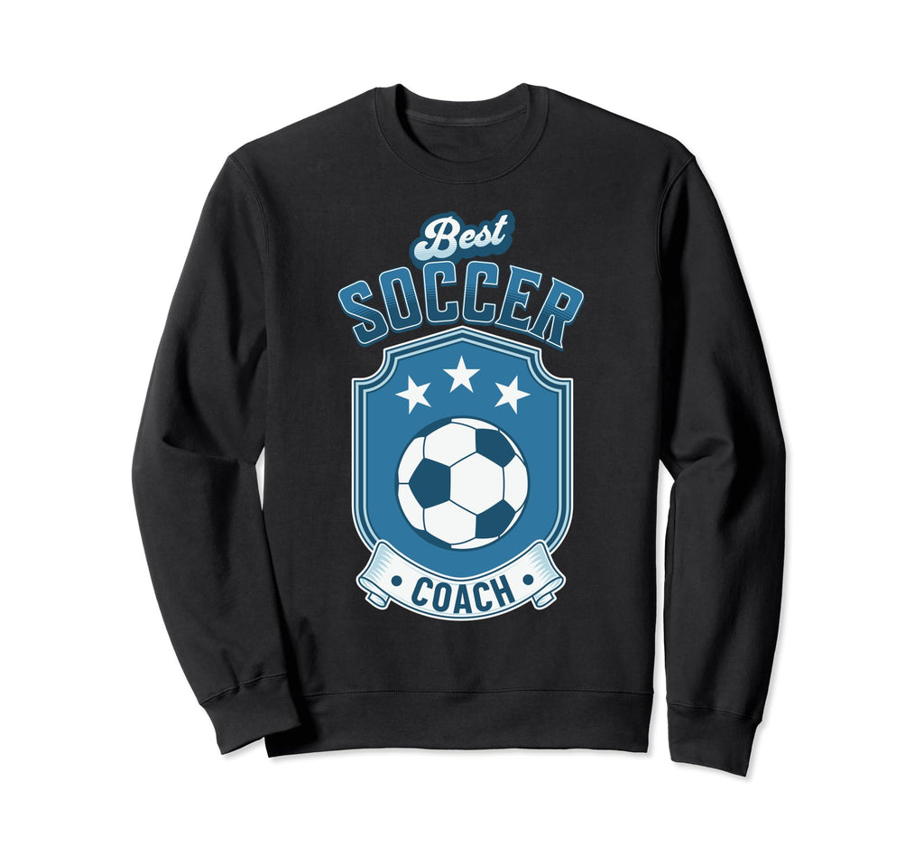 Fun Gift Best Soccer Coach Sweatshirt - Fun Novelty Design Unisex