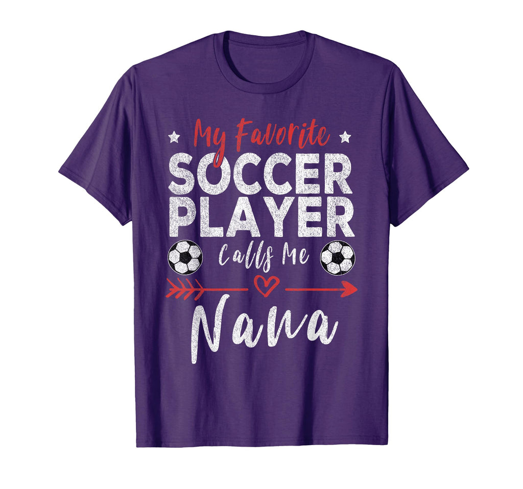 My Favorite Soccer Player Calls Me T-Shirt - Trendy Graphic for Adults