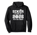 Senior Class 2026 Soccer Graduation Hoodie - Minimalist Print Unisex