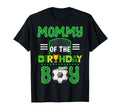 Mommy Birthday Soccer Goal Family T-Shirt - Casual Everyday Wear Men Women