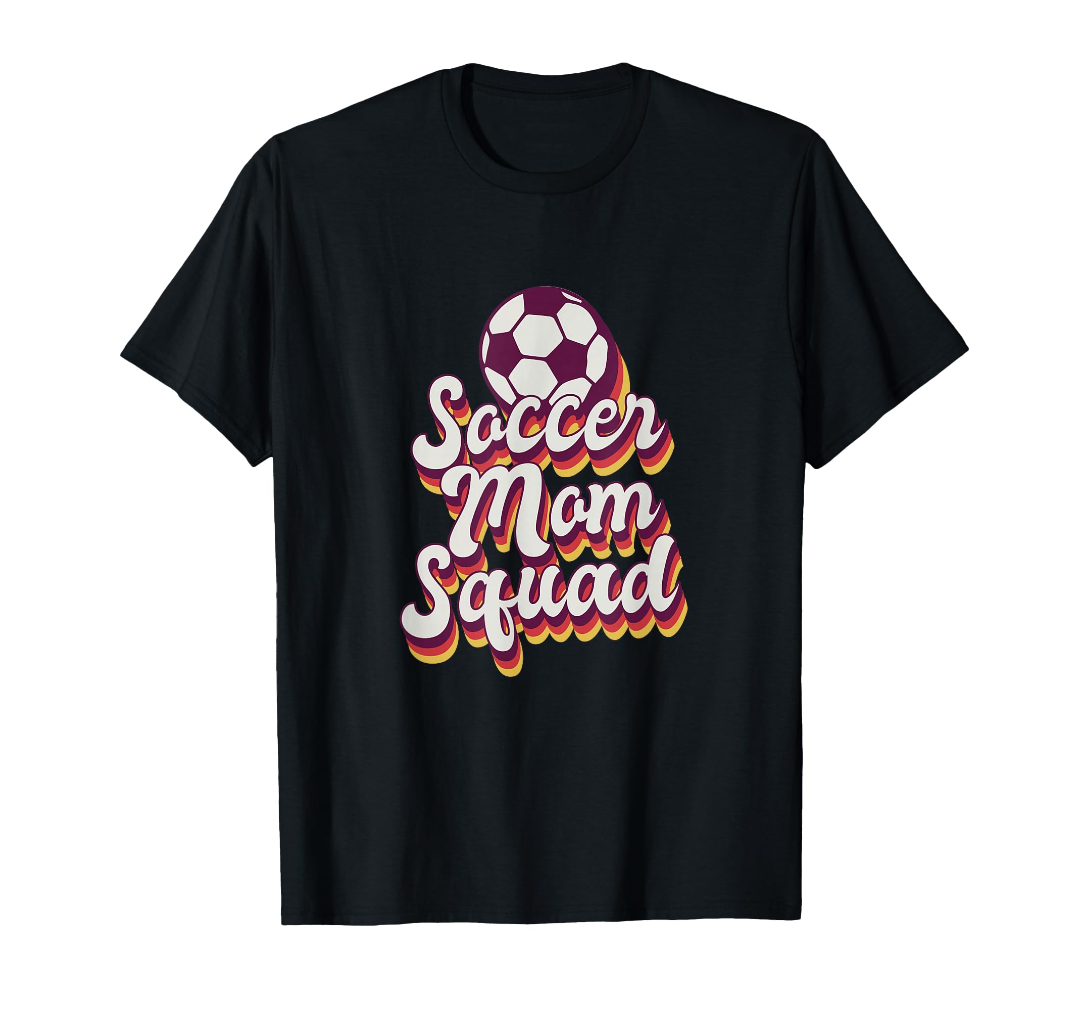 Soccer Mom Squad Soccer T-Shirt - Graphic Print for Adults