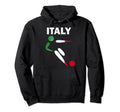 Italy Soccer Fan Italia Flag Jersey Hoodie - Aesthetic Graphic for Adults