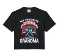 My Favorite Goalie Calls Me Sweatshirt - Casual Everyday Wear for Adults