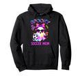 Spooky Soccer Mom Coquette Bow Hoodie - Casual Everyday Wear for Adults
