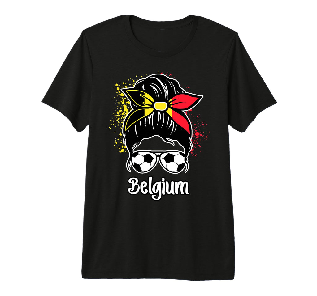 Belgium Football Game Player Soccer T-Shirt - Fun Novelty Design Men Women
