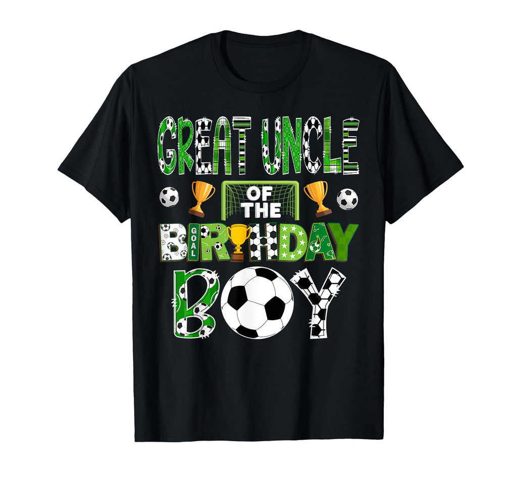 Great Uncle Birthday Soccer Player Game Day T-Shirt - Unique Graphic Unisex