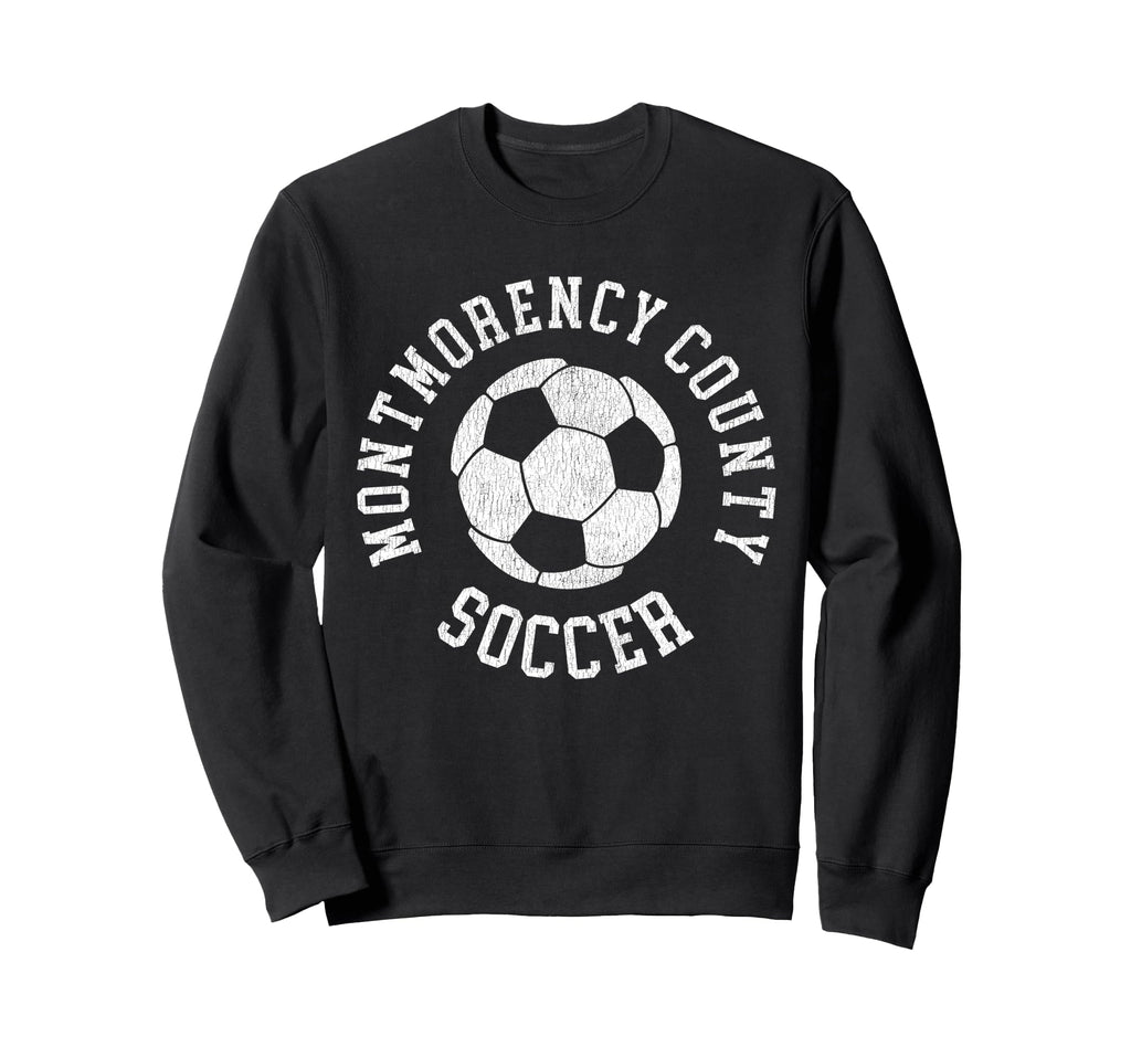 Montmorency County Soccer Sweatshirt - Aesthetic Graphic for Adults