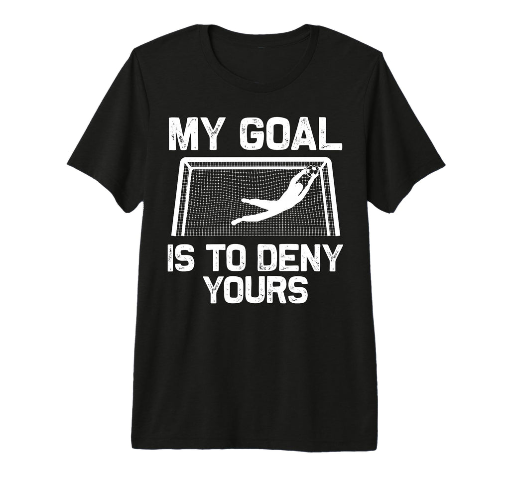 Soccer Goalie Art Gag Soccer Player Tri T-Shirt - Unique Graphic Unisex