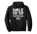 Hockey Goalie Pop Pop Ice Hockey Hoodie - Custom Art Print Men Women